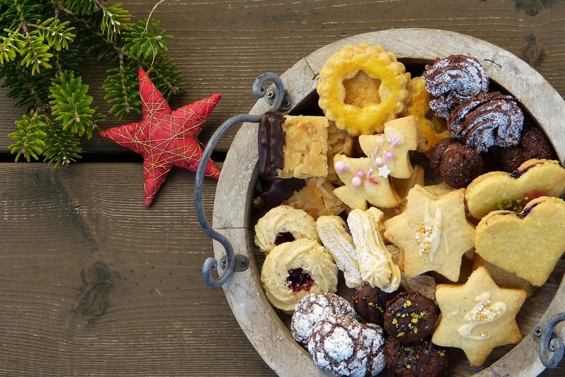 Cookies on a plate